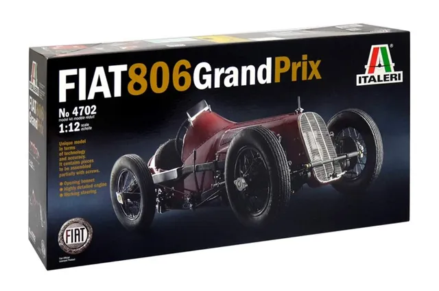 italeri-cars-it4702-fiat-806-grand-prix-rennauto-bausatz image 1
