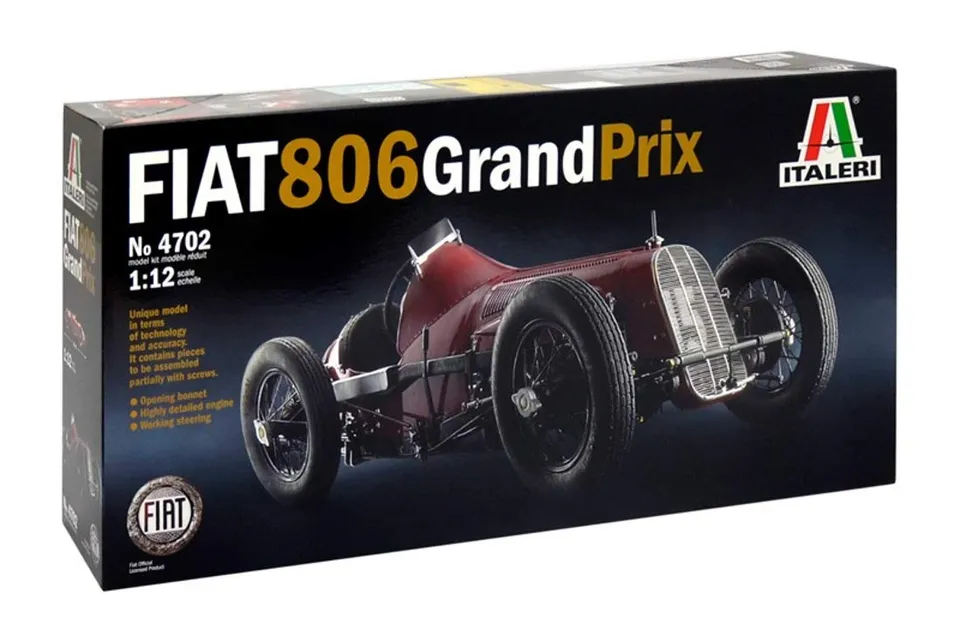 italeri-cars-it4702-fiat-806-grand-prix-rennauto-bausatz image 1