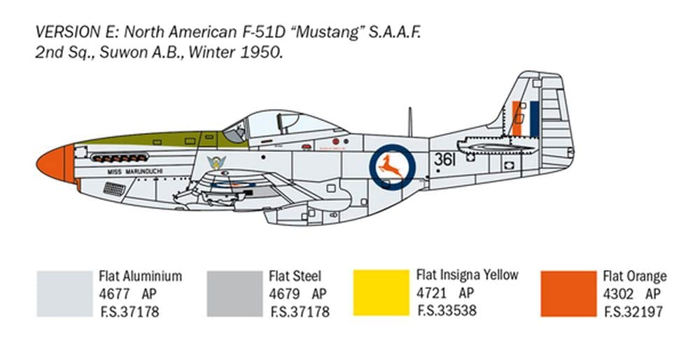 italeri-f-51d-korean-war-1-72-flugzeug-bausatz image 8