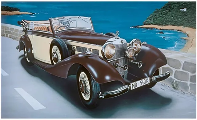 italeri-cars-510003701-mercedes-benz-540k-auto-1-24 image 1