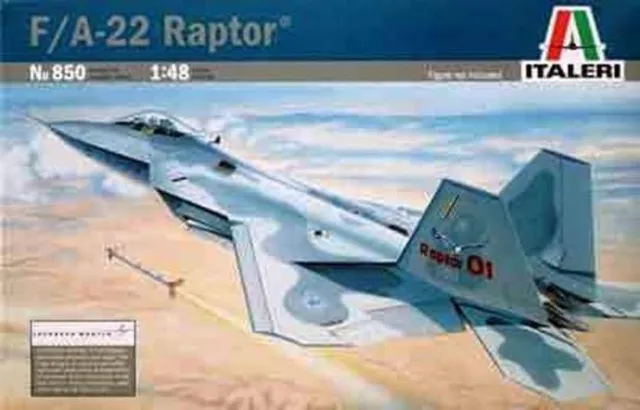 italeri-850-f-22-raptor-flugzeug-plastikbausatz-1-48 image 1
