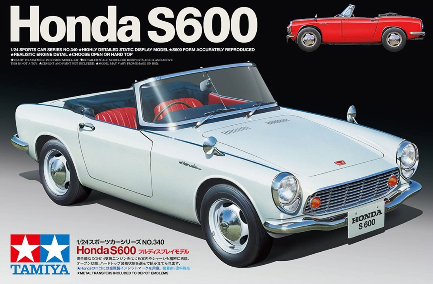 tamiya-honda-s600-cabrio-hardtop-automodell-1-24-bausatz image 7