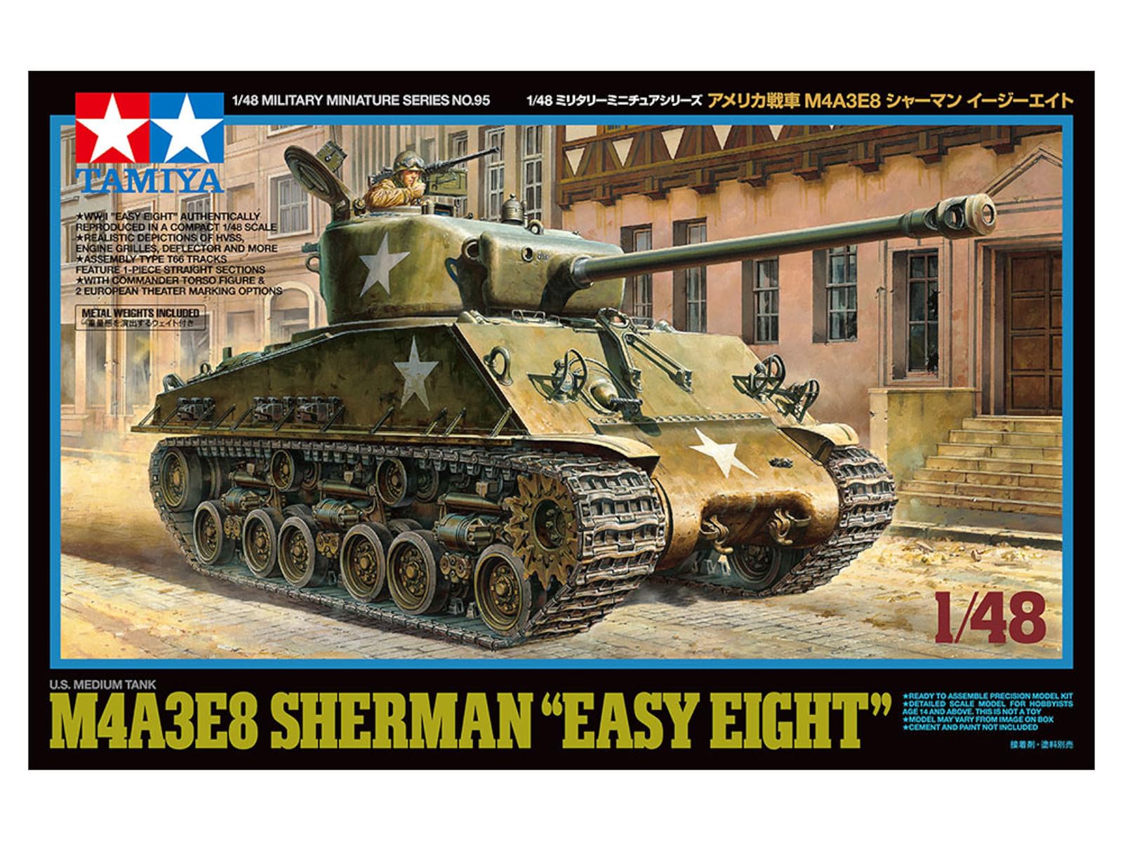 tamiya-32595-m4a3e8-sherman-easy-eight-1-48-bausatz image 2
