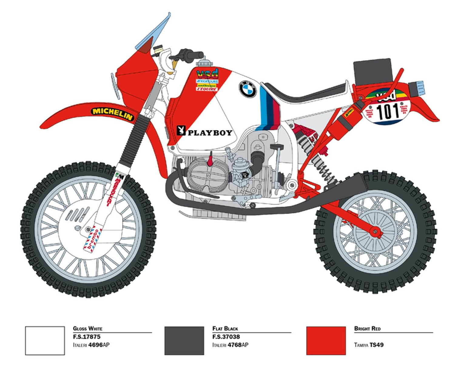 italeri-4641s-bmw-r80-g-s-dakar-1985-bike-bausatz-1-9 image 5