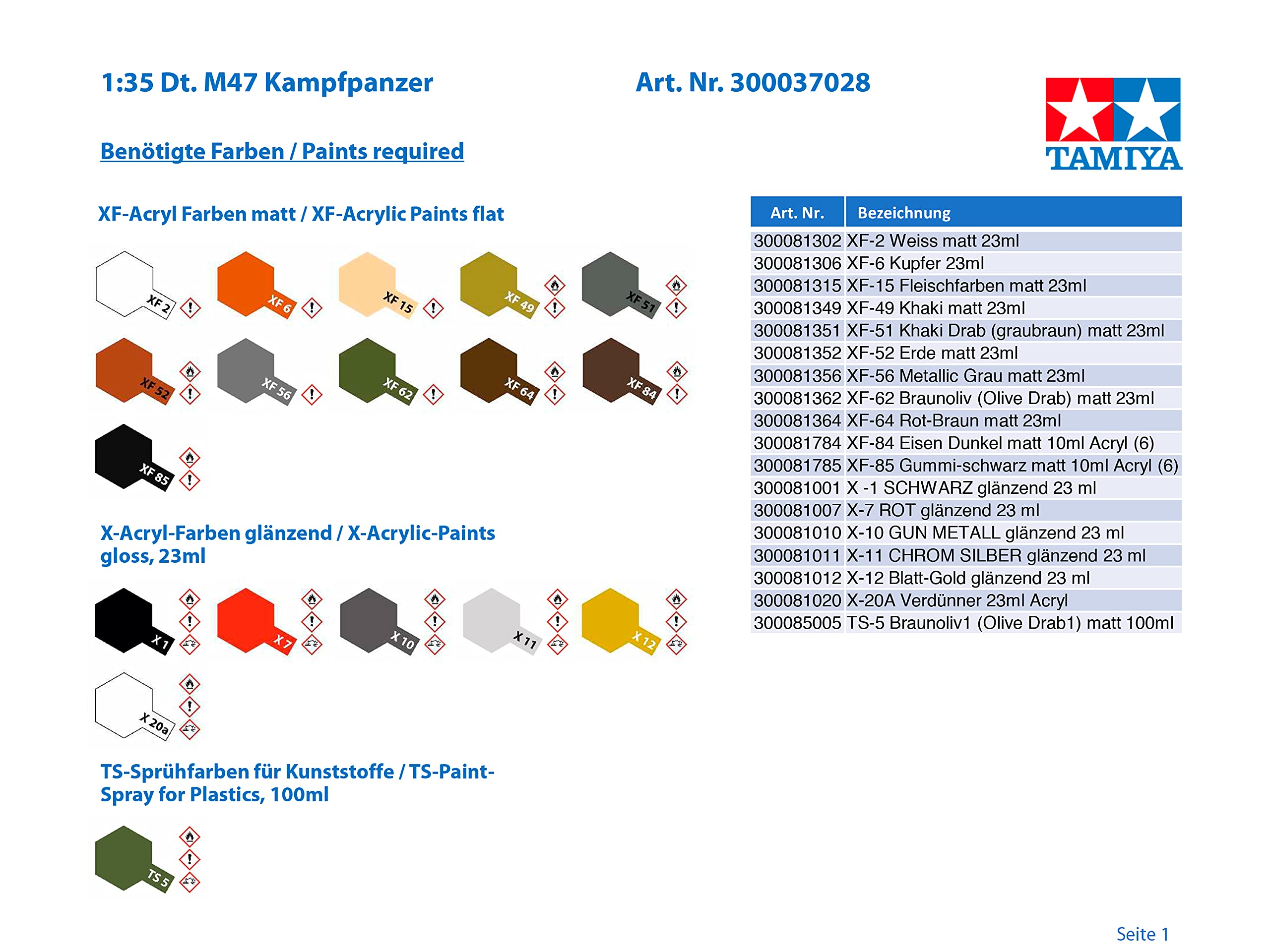tamiya-m47-patton-kampfpanzer-plastikbausatz-1-35-bundeswehr image 3