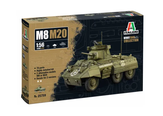 italeri-m8-m20-greyhound-1-56-panzer-bausatz image 1