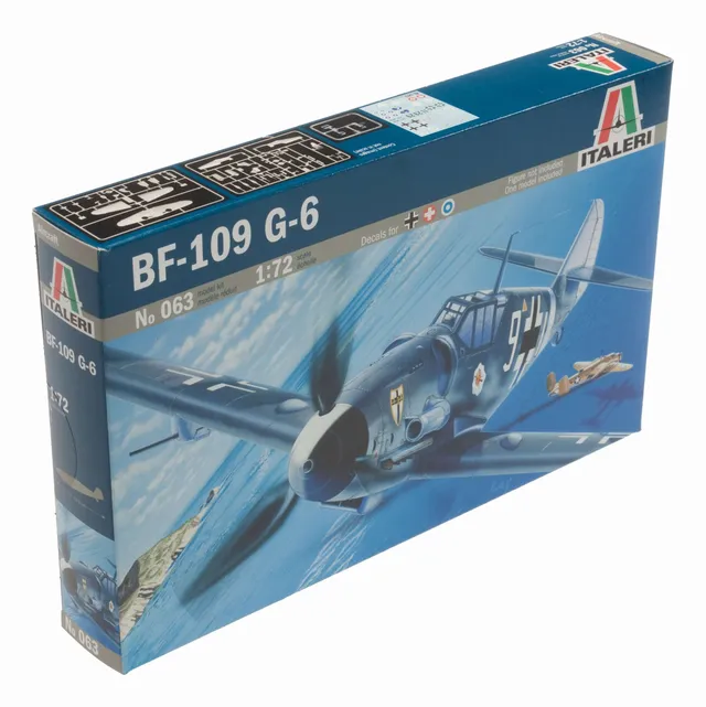 italeri-0063s-messerschmitt-bf-109-g-6-flugzeug-1-72 image 1