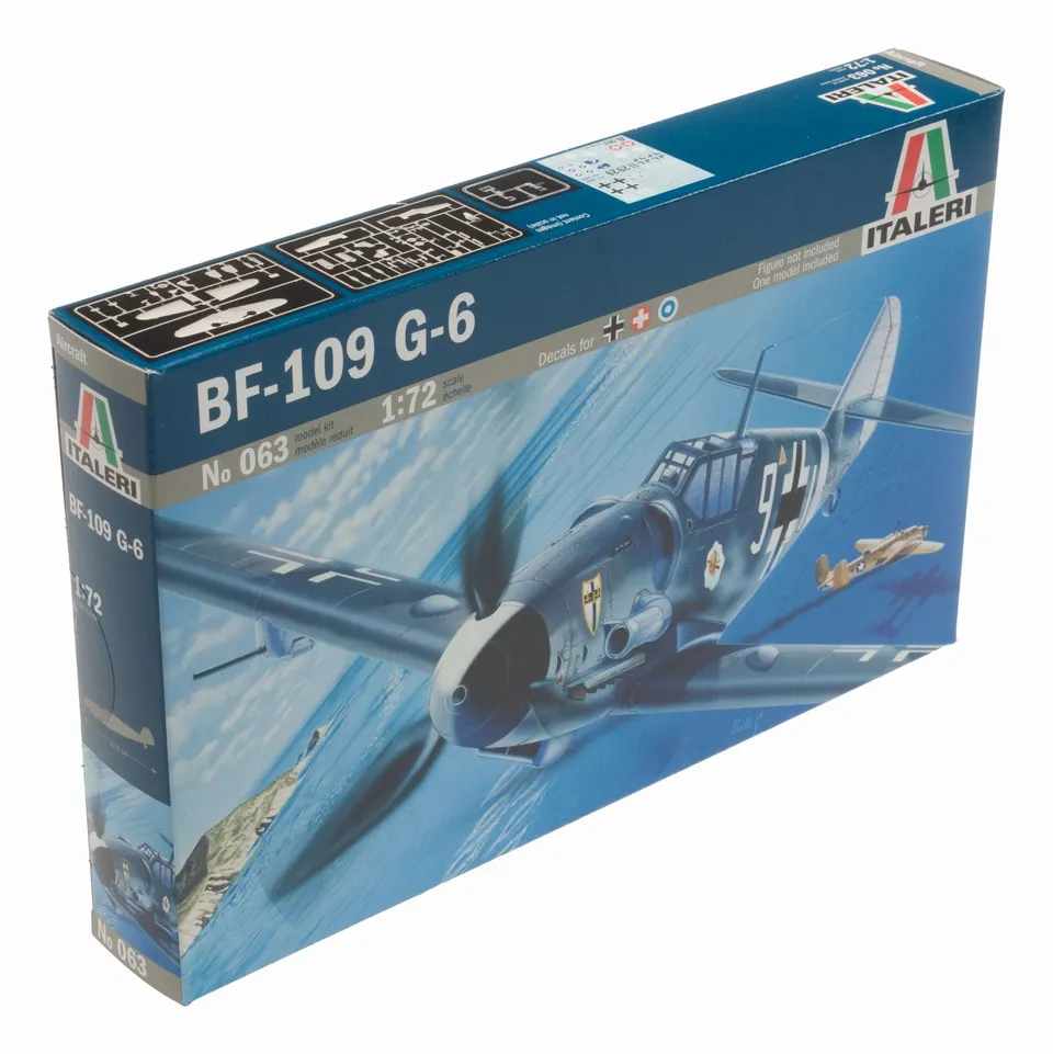 italeri-0063s-messerschmitt-bf-109-g-6-flugzeug-1-72 image 1