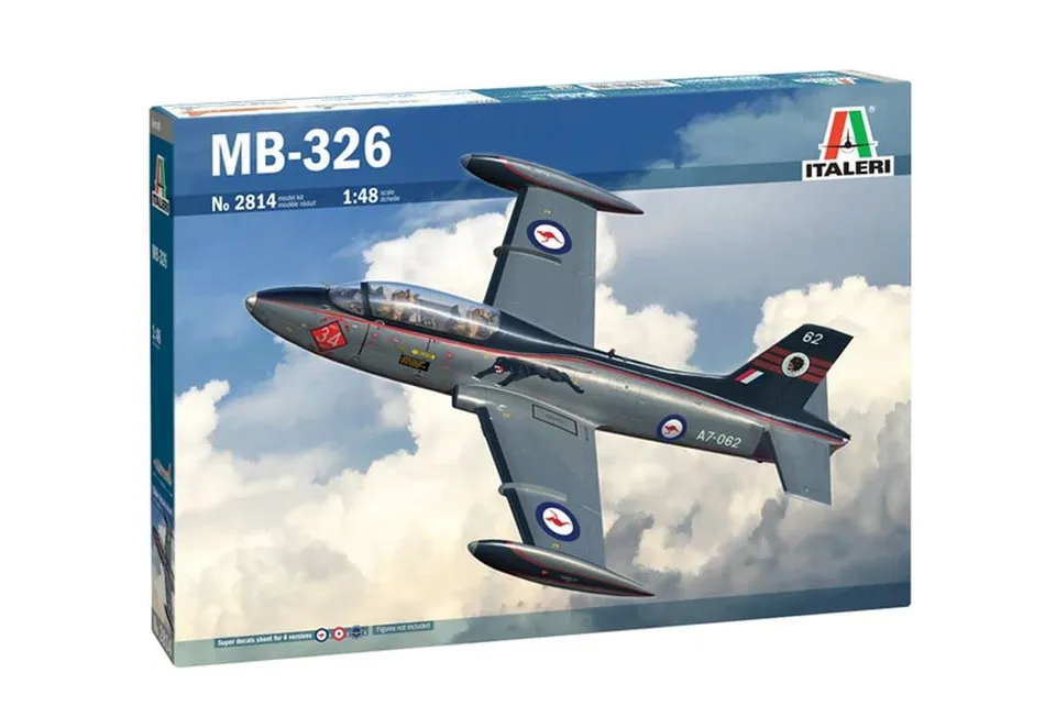 italeri-aircraft-aermacchi-mb-326-2814s-flugzeugbausatz-1-48-4-versionen image 1