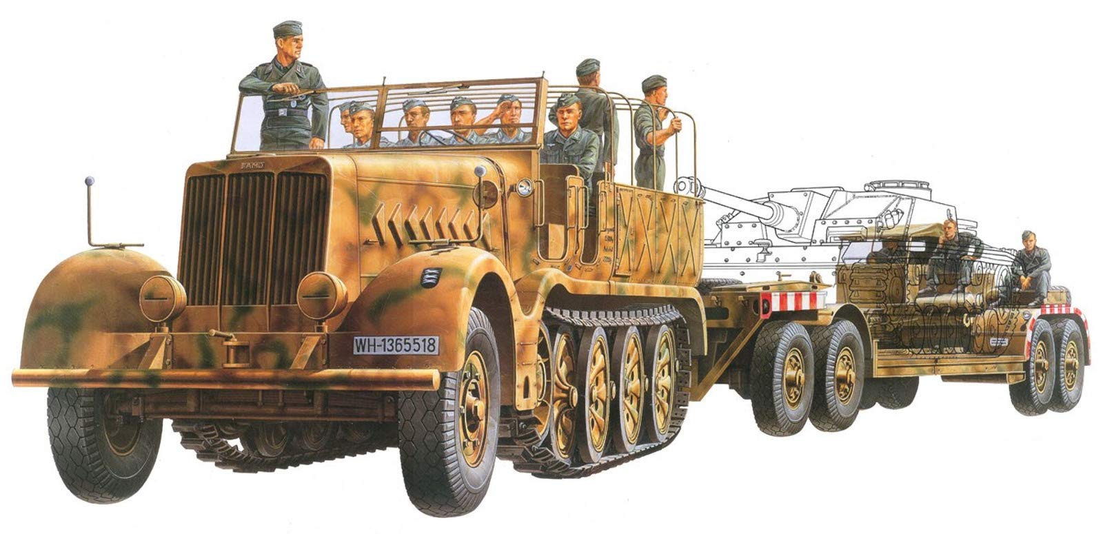 tamiya-35246-sdkfz-9-famo-tieflader-bausatz-1-35 image 1