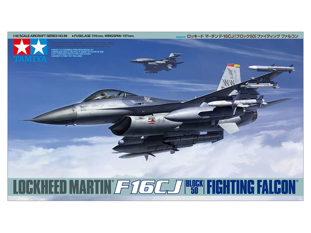 tamiya-61098-f-16cj-fighting-falcon-modellbausatz-1-48 image 2