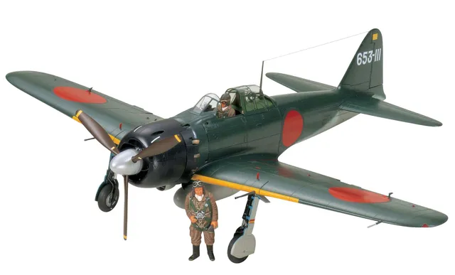 tamiya-zero-fighter-a6m5-flugzeug-bausatz-1-32-cockpit-detail image 1