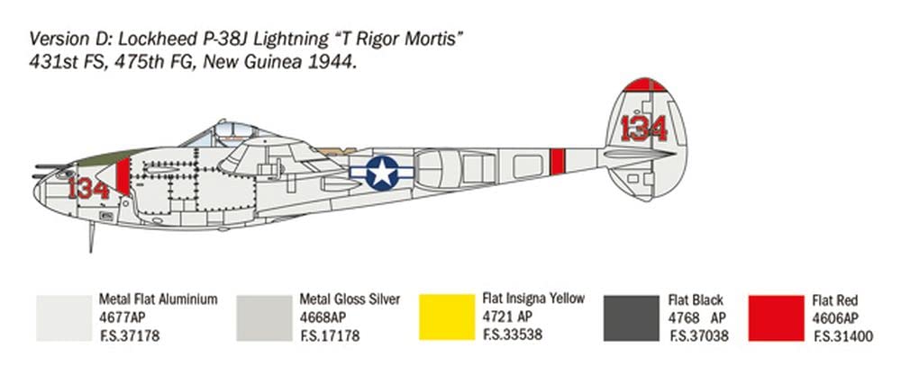 italeri-us-p-38j-lightning-flugzeug-1-72-bausatz image 7