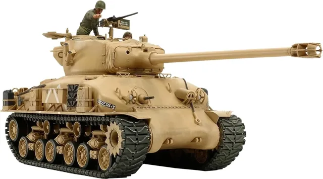 tamiya-m51-super-sherman-panzermodell-1-35-105mm image 1