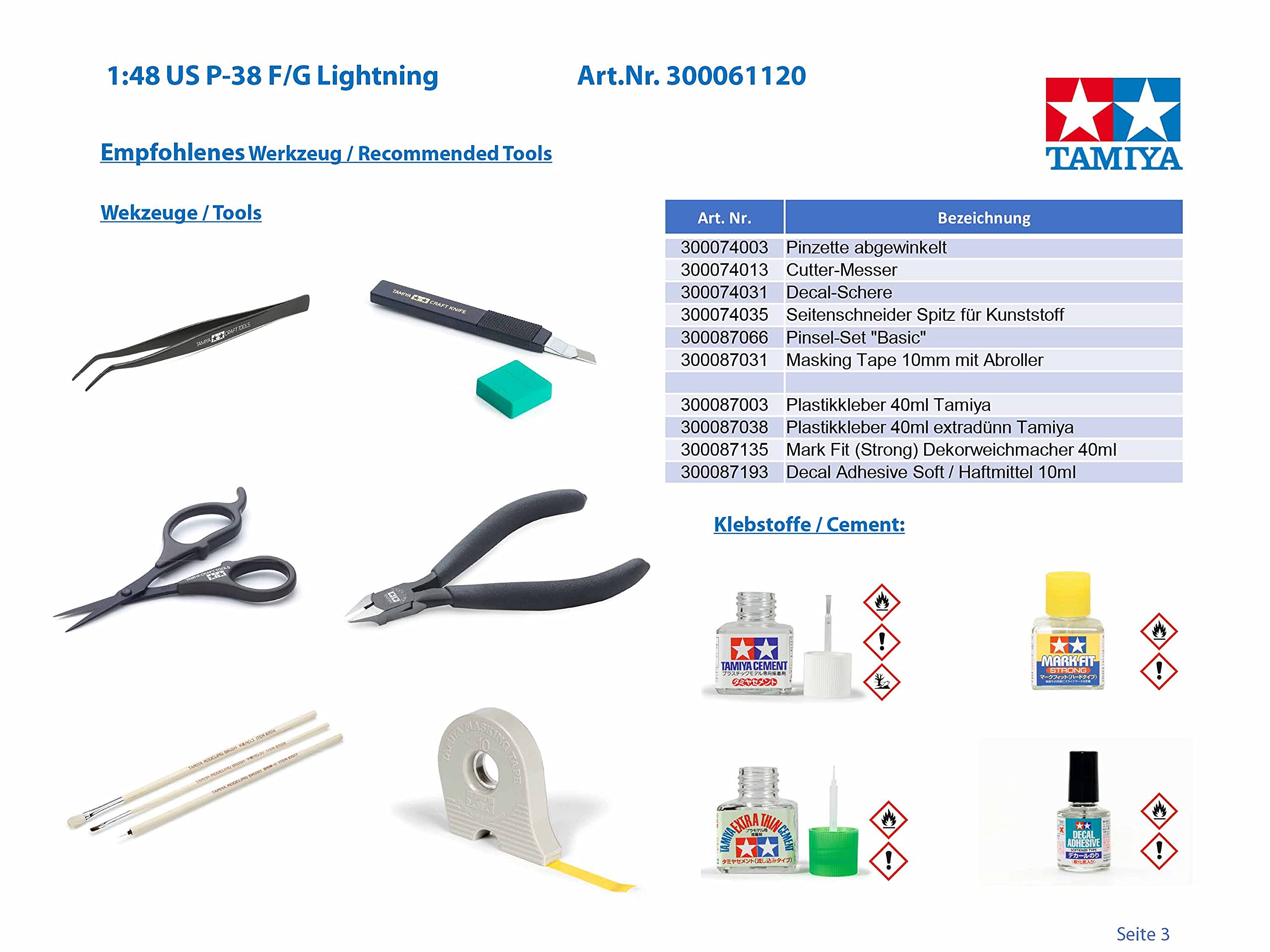 tamiya-61120-p-38-f-g-lightning-modellbausatz-1-48 image 6