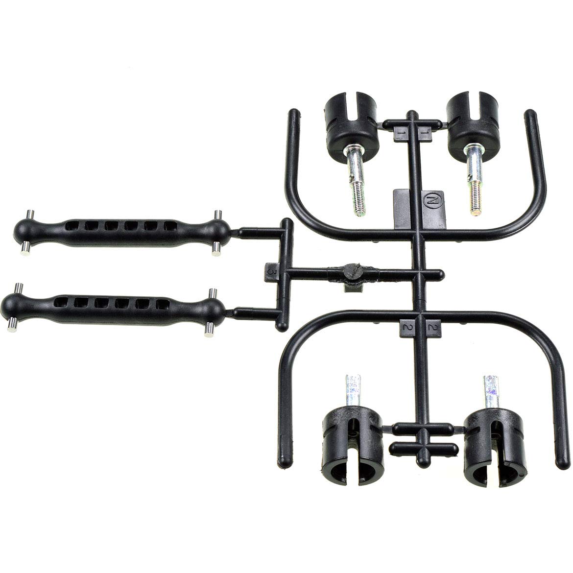tamiya-dt-03-tt-02b-n-teile-antriebswellen-schwarz image 1