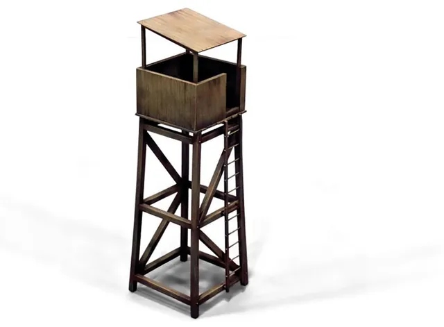 italeri-0418-holzwachturm-diorama-bausatz-1-35-holz image 1