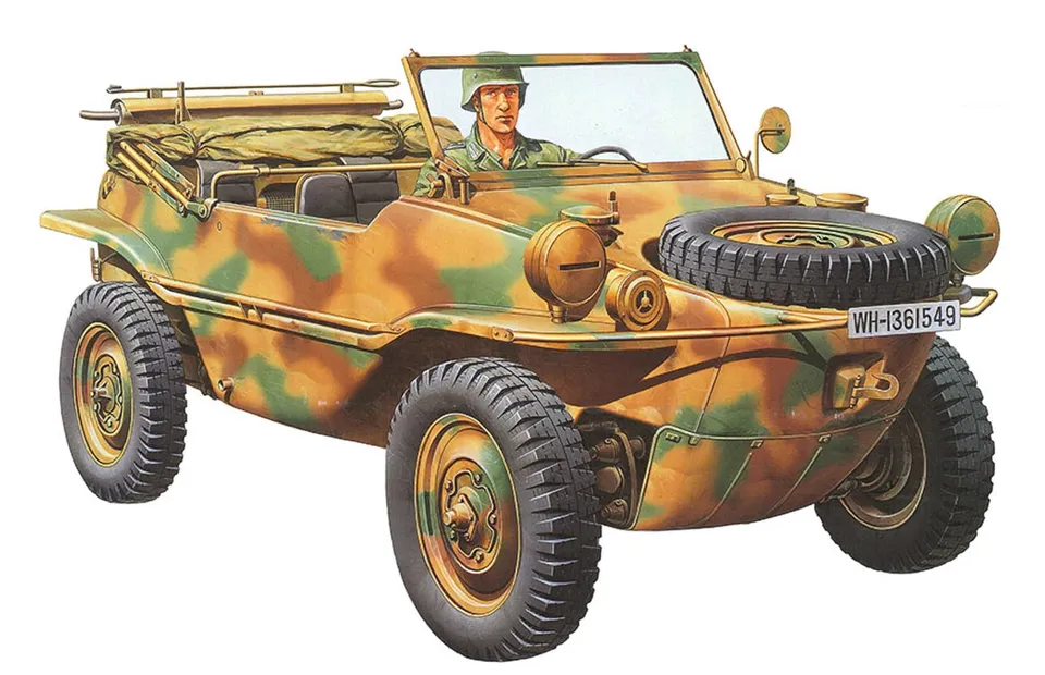 tamiya-schwimmwagen-k2s-modellbausatz-1-35-wwii image 1