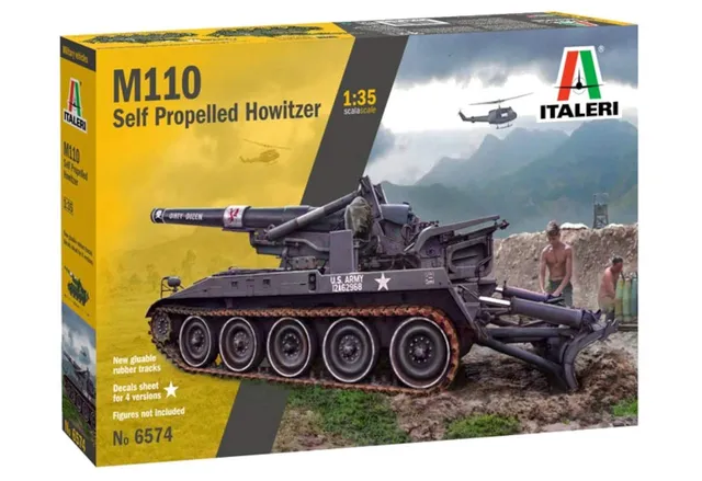 italeri-m110-self-propelled-howitzer-milit-rmodell-1-35 image 1