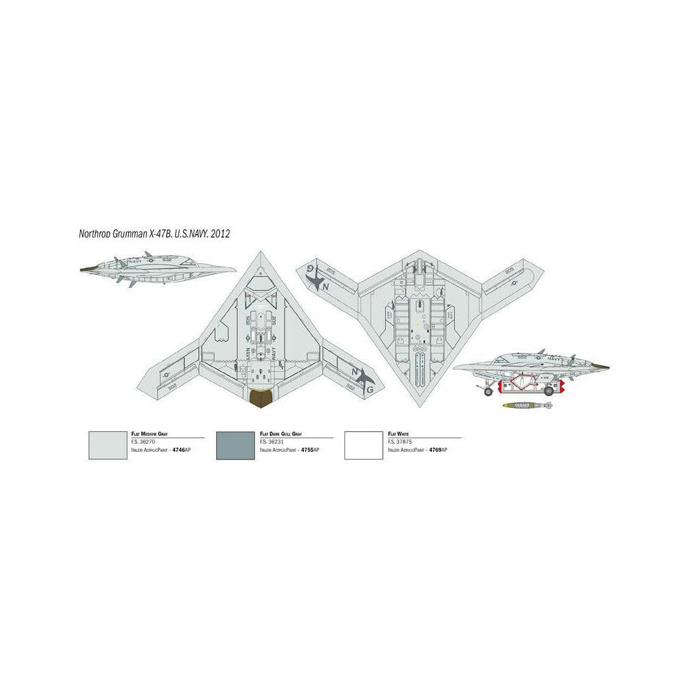 italeri-1421-x-47b-flugzeug-bausatz-1-72-drohne image 3