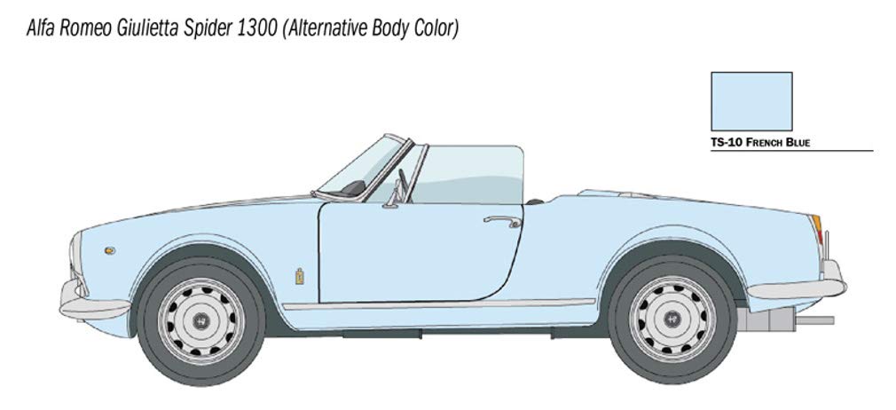 italeri-3653s-alfa-romeo-giulietta-spider-modellbausatz-1-24-unlackiert image 5
