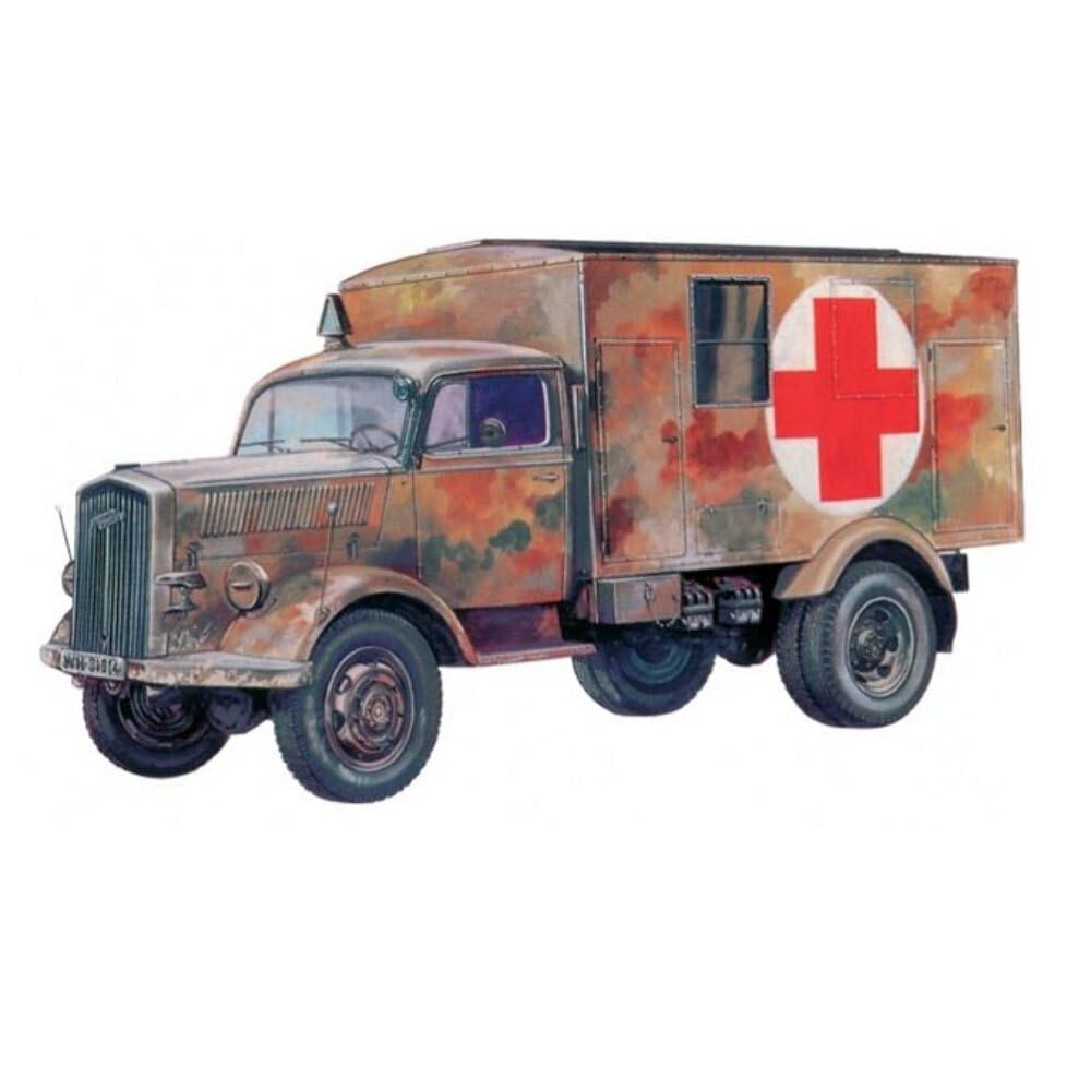 italeri-7055s-kfz-305-krankenwagen-plastikbausatz-1-72 image 2