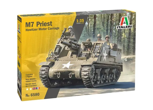 italeri-military-vehicles-m-7-priest-1-35-panzermodell-selbstfahrlafette image 1