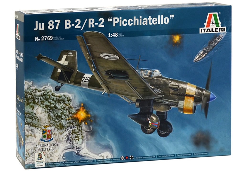italeri-ju-87-b-2-r-2-stuka-picchiatello-flugzeugbausatz-1-48 image 1
