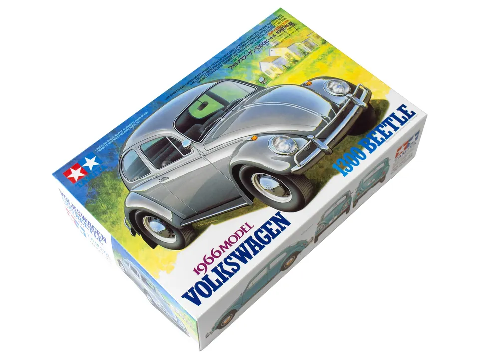 tamiya-24136-vw-k-fer-1300-modellbausatz-1-24-silber-1966 image 1