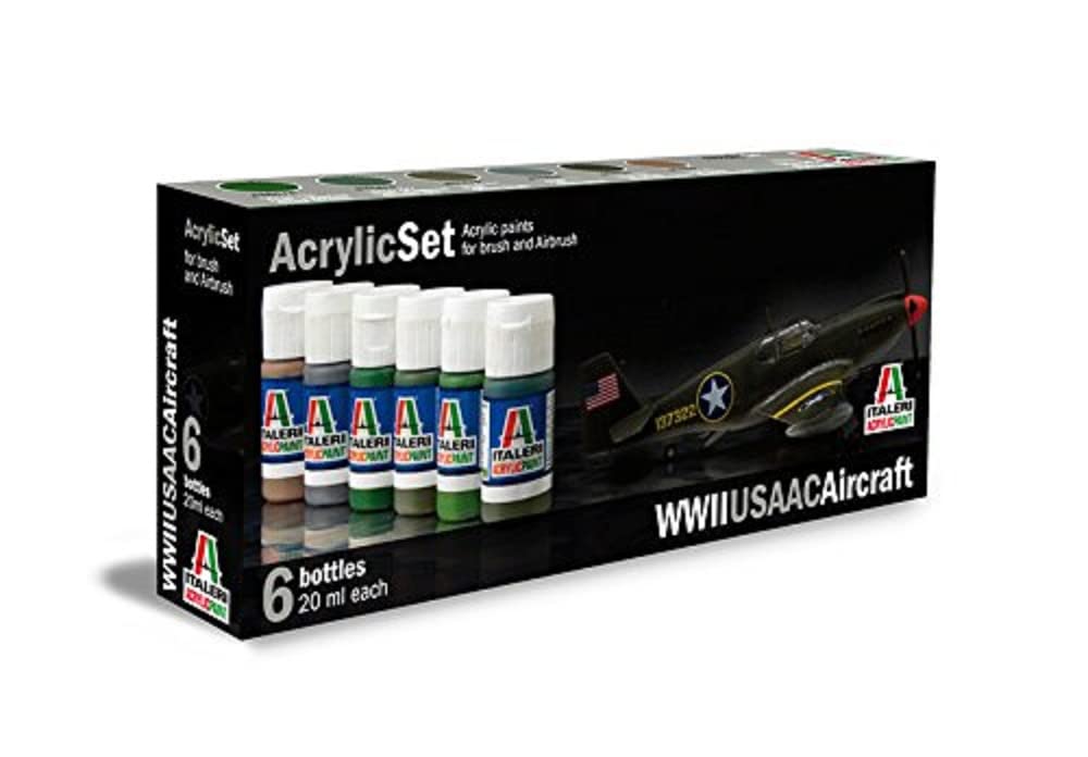 italeri-438ap-acryl-set-wwii-usaac-flugzeug-6-farben-modellbau image 1