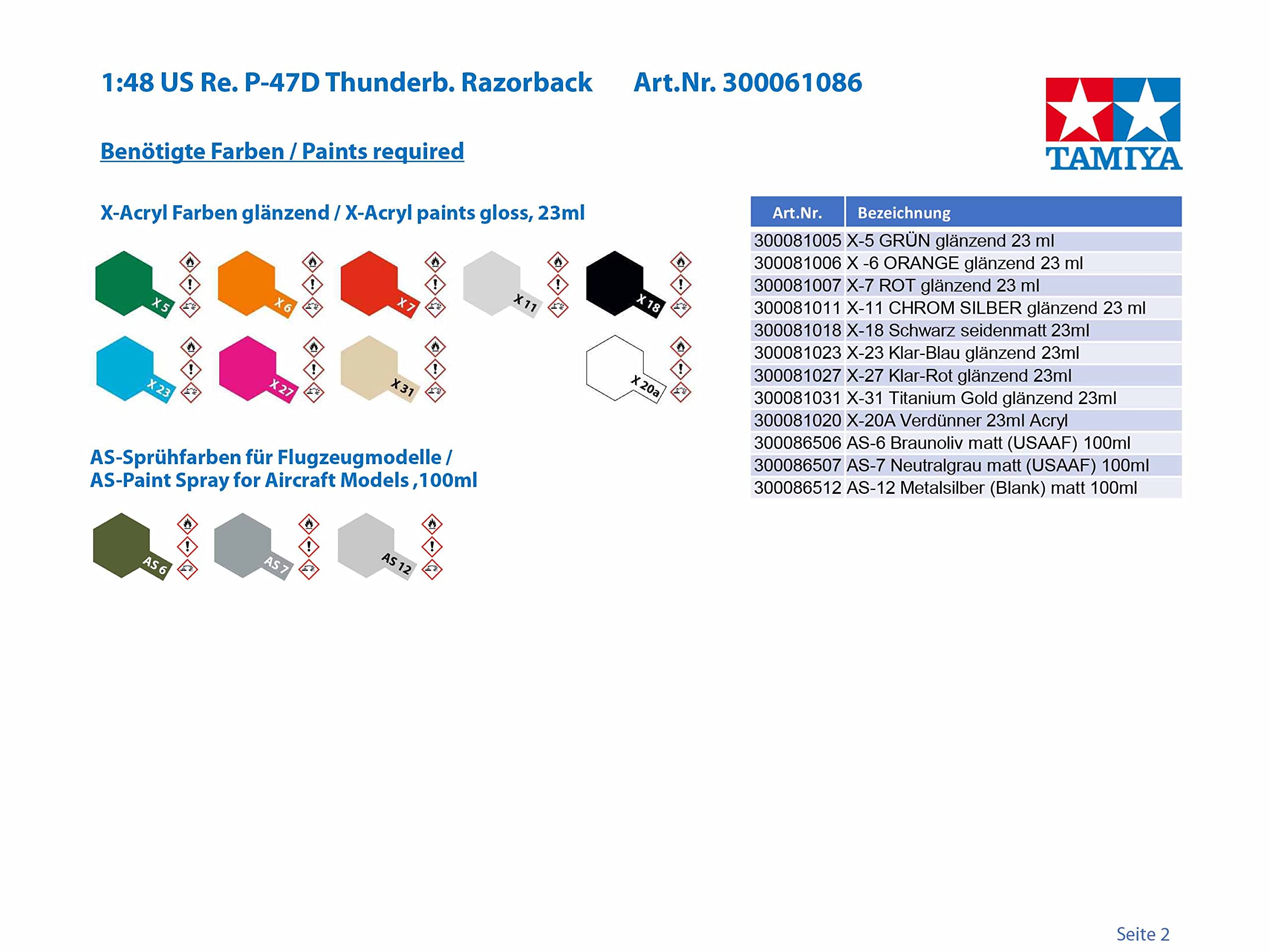 tamiya-1-48-aircraft-p-47d-thunderbolt-razorback-bausatz image 3
