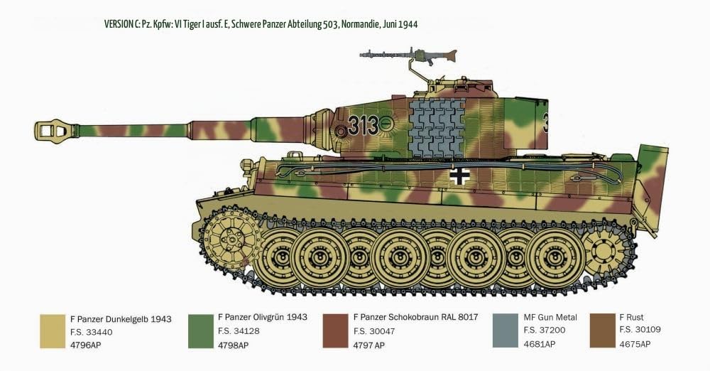 italeri-tiger-i-ausf-e-6754-panzer-bausatz-1-35-wehrmacht image 5
