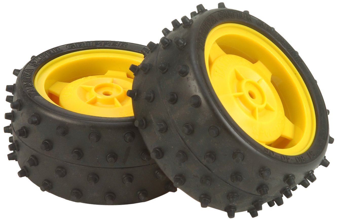 tamiya-309400239-buggy-reifen-5-star-gelb-hinten-80-32 image 1