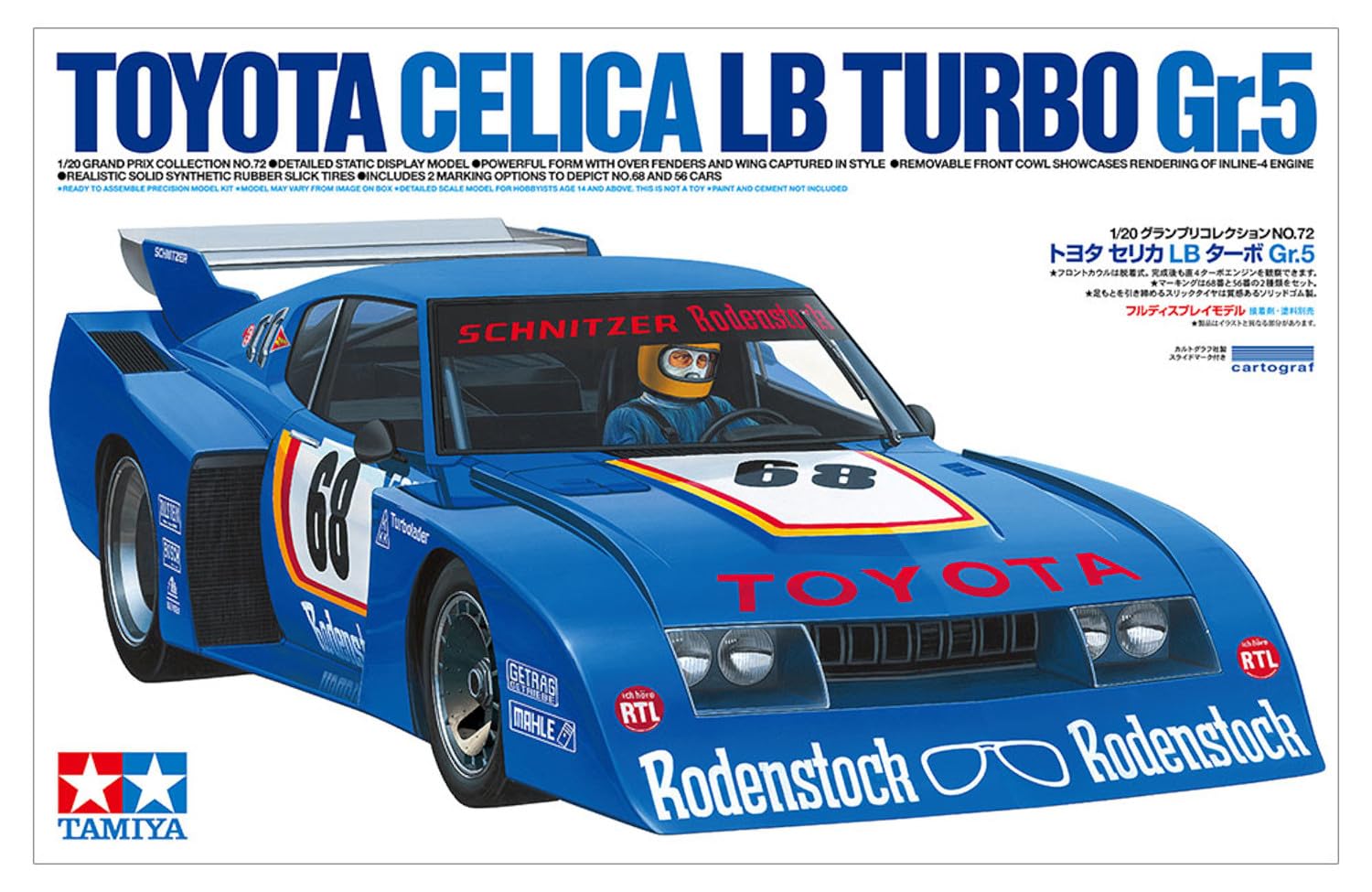 tamiya-toyota-celica-lb-turbo-20072-modellbausatz-1-20 image 2