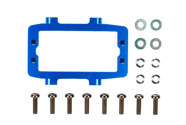 tamiya-dt-03-alu-lenkservo-halterung-wei-rc-ersatzteil image 1