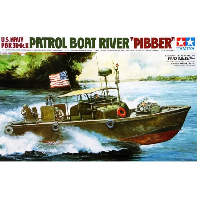 tamiya-35150-u-s-navy-pbr-31-mk-ii-modellbausatz-1-35-boot image 1