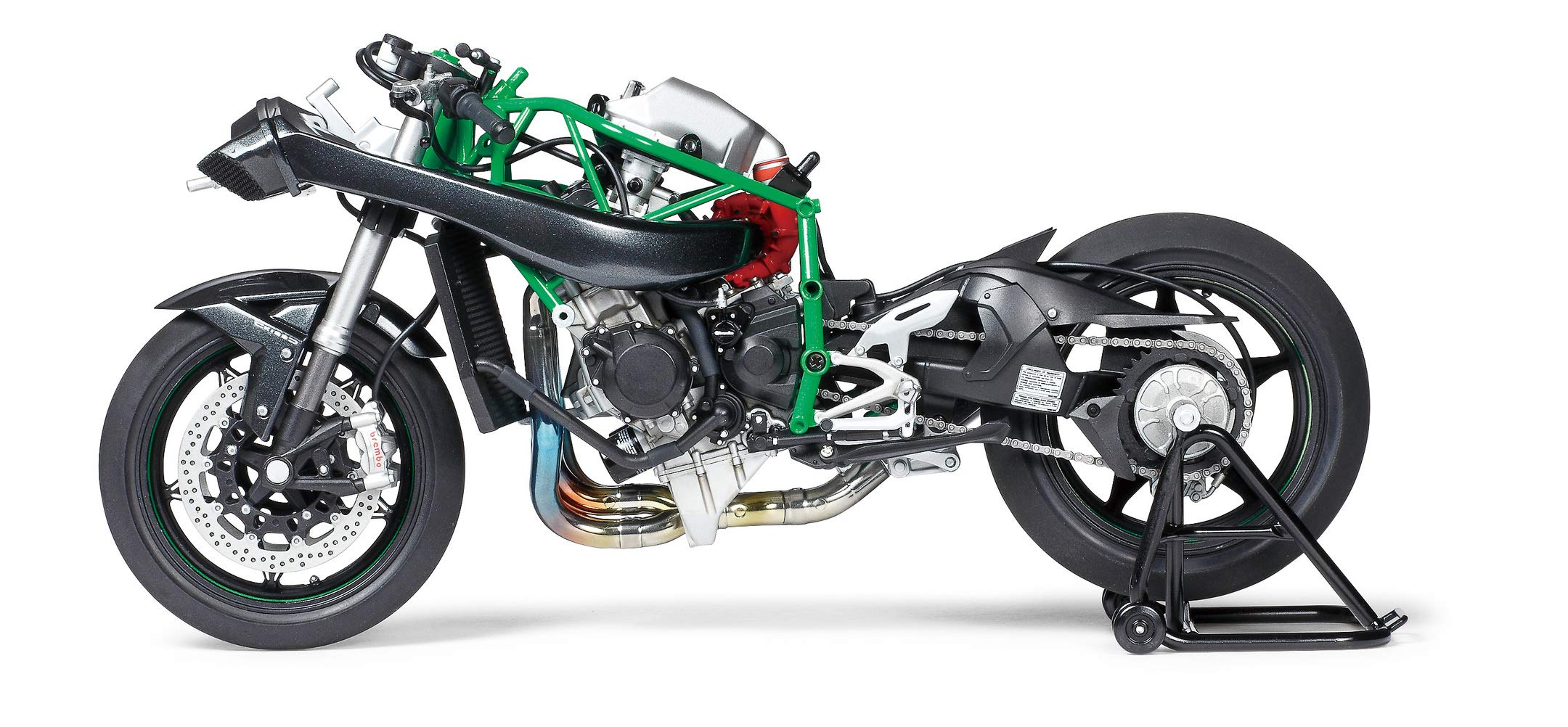 tamiya-kawasaki-ninja-h2r-14131-motorrad-bausatz-1-12-schwarz image 8