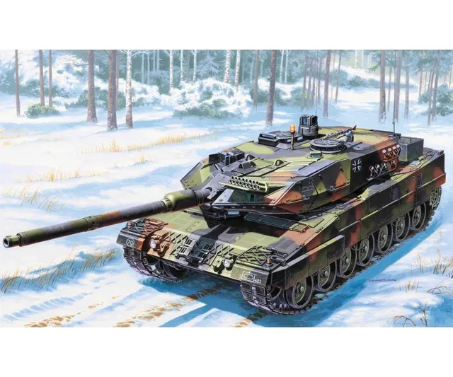 italeri-leopard-2-a6-6435s-1-35-panzer-modellbausatz image 1