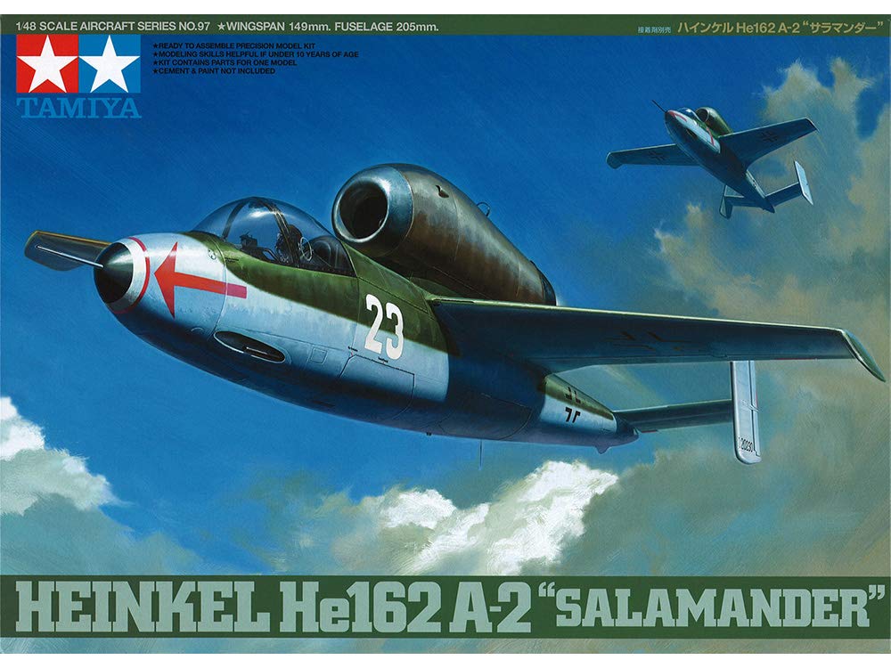 tamiya-61097-heinkel-he162a-2-salamander-flugzeugbausatz image 3