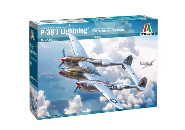 italeri-p-38j-e-t-o-flugzeug-1-48-olive-drab-2834 image 1