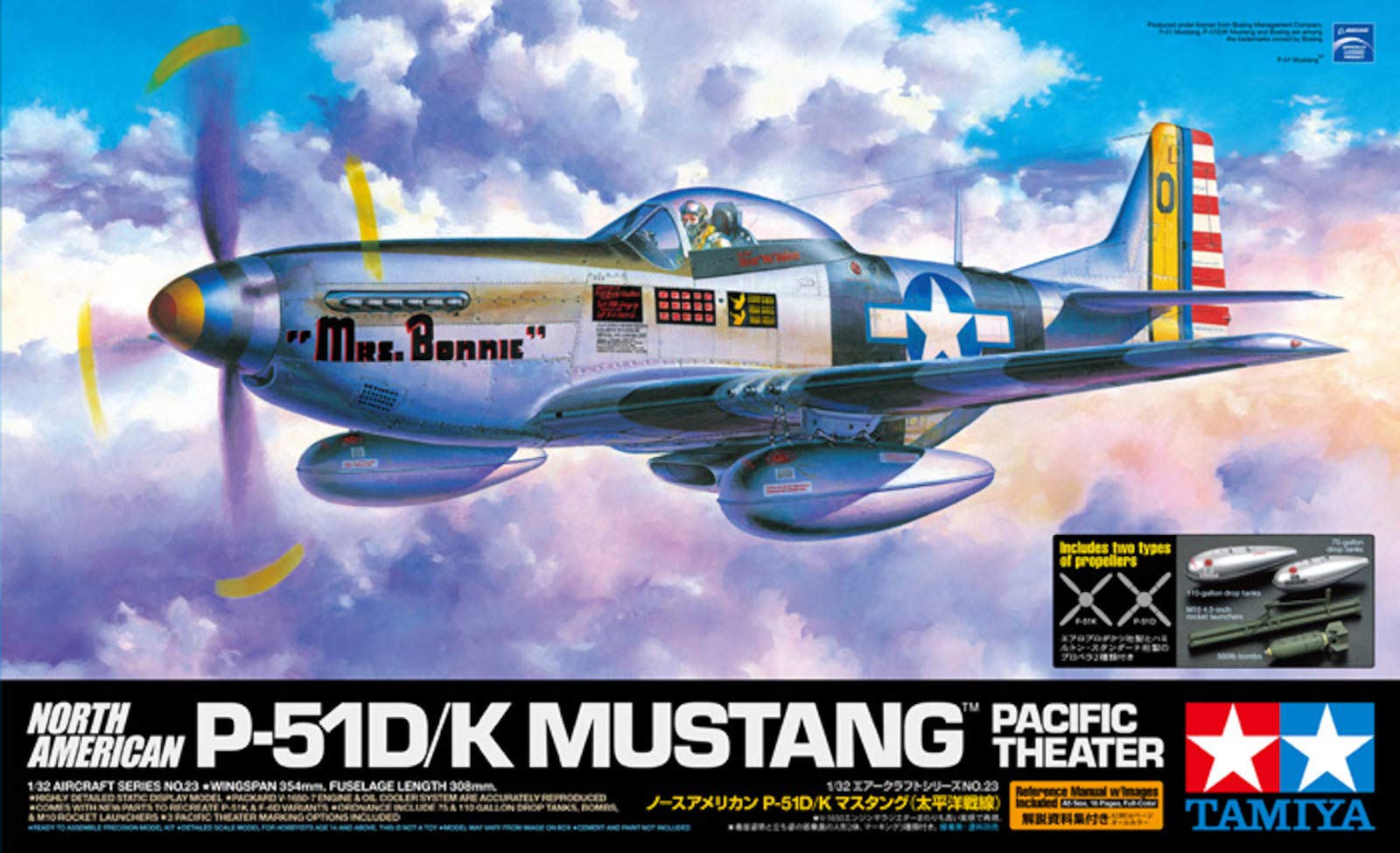 tamiya-p-51d-k-mustang-pacific-60323-modellbausatz-1-32 image 7