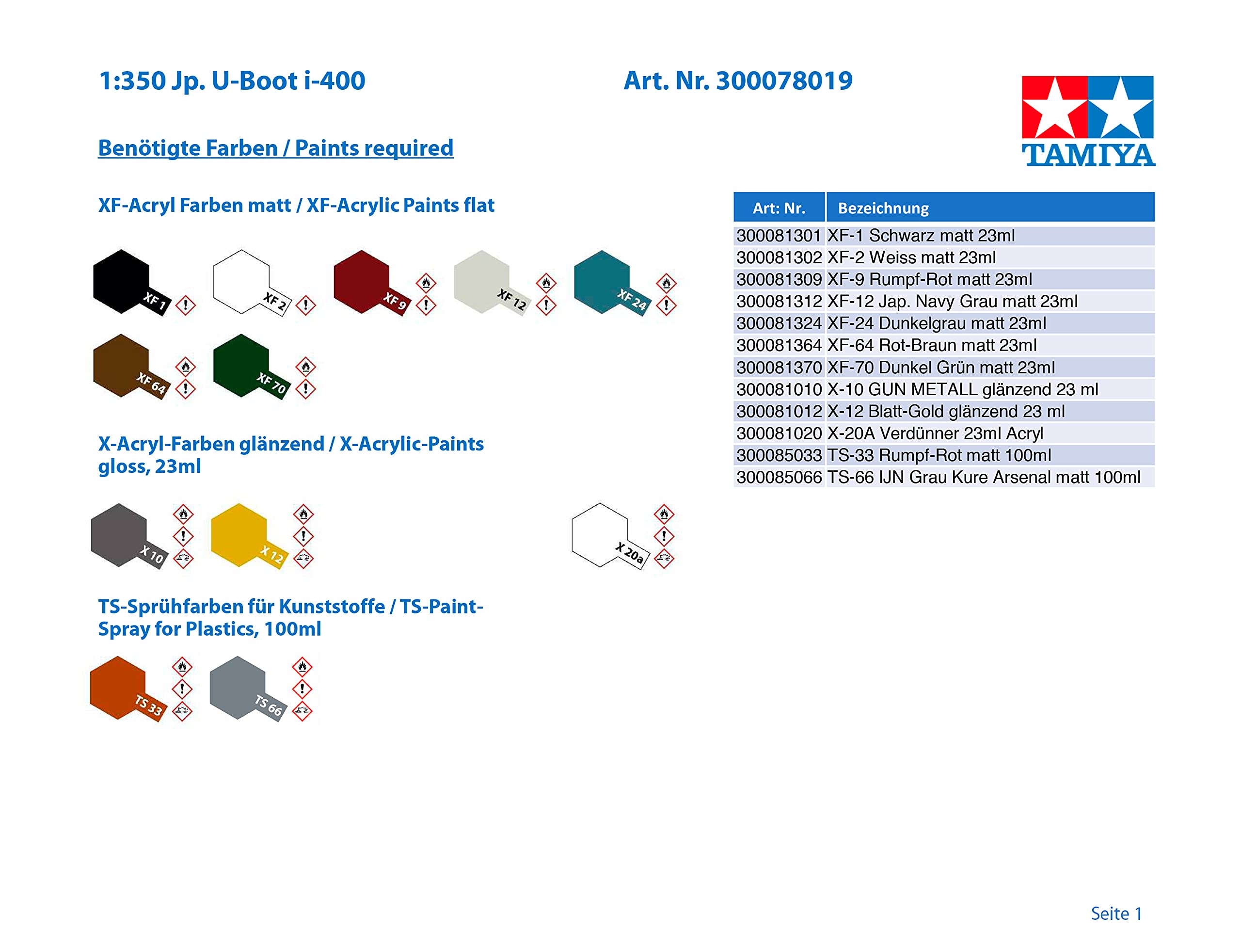 tamiya-1-350-i-400-u-boot-modellbausatz-mit-seiran image 5