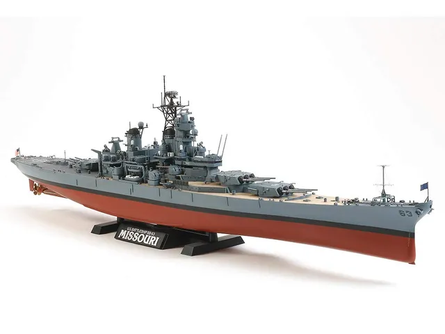 tamiya-1-350-ship-bb-63-missouri-91-schlachtschiff-bausatz image 1