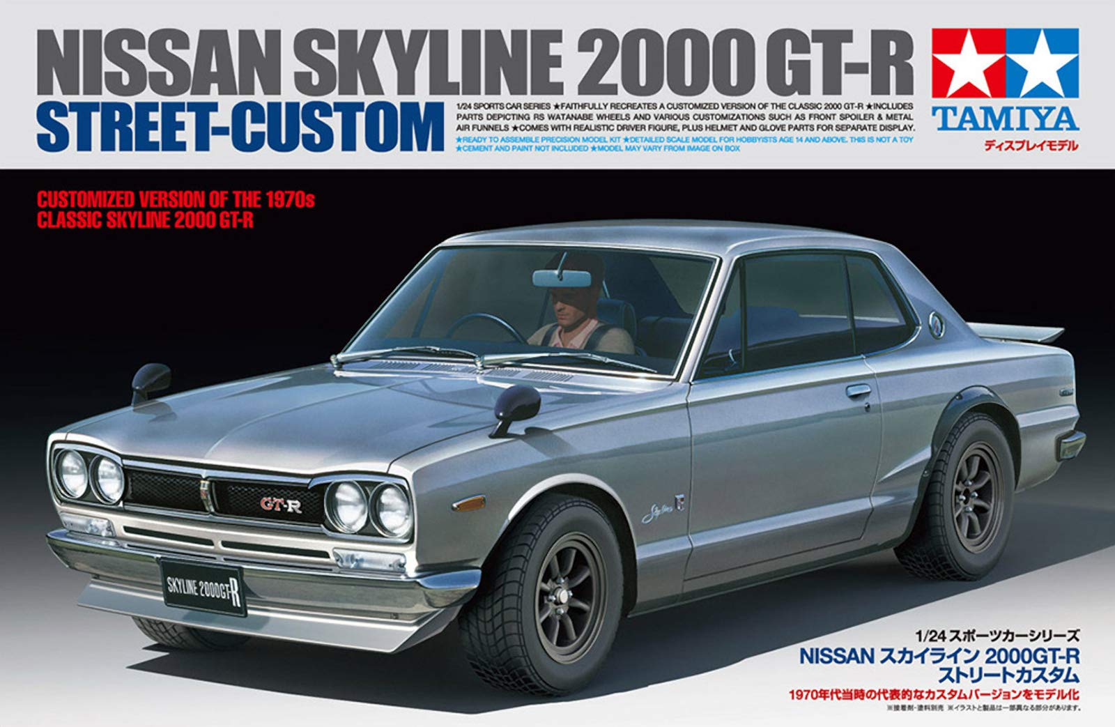 tamiya-1-24-nissan-skyline-2000-gt-r-street-custom-bausatz image 7