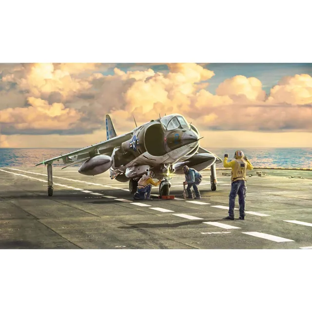 italeri-aircraft-av-8a-harrier-1410s-modellbausatz-1-72-unlackiert image 1