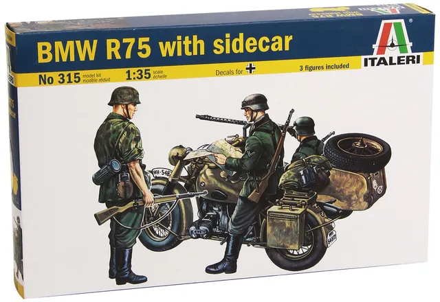 italeri-bmw-r-75-mit-beiwagen-motorradbausatz image 1