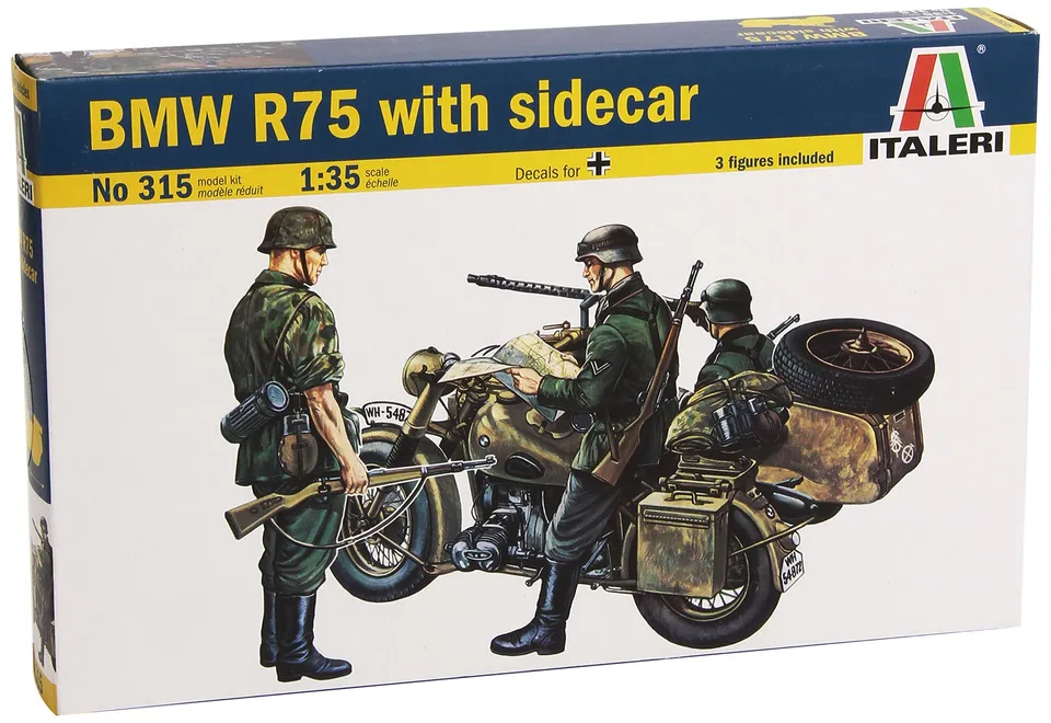 italeri-bmw-r-75-mit-beiwagen-motorradbausatz image 1