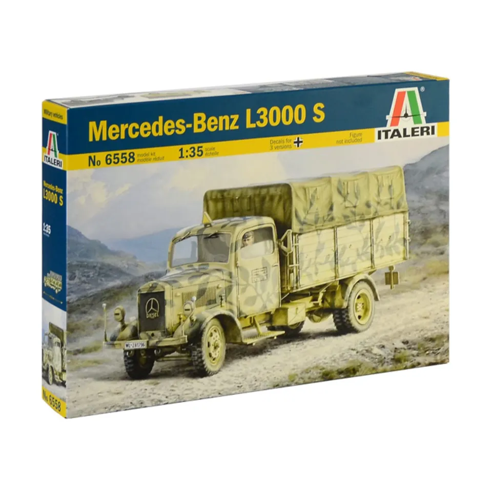 italeri-6558s-mercedes-l3000-lkw-bausatz-1-35-milit-r image 1
