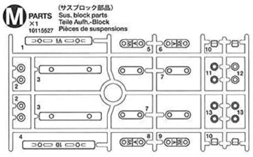 tamiya-m-teile-m1-m3-58435-rc-ersatzteile-subaru-impreza image 2