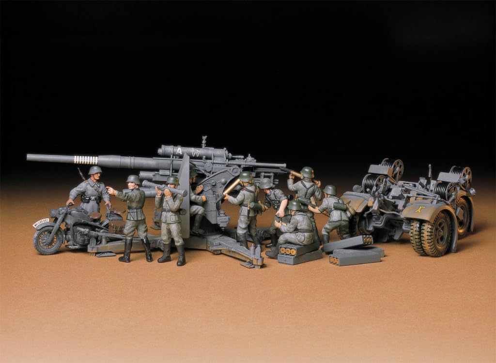 tamiya-35017-flak-8-8-mit-motorrad-1-35-wwii image 7